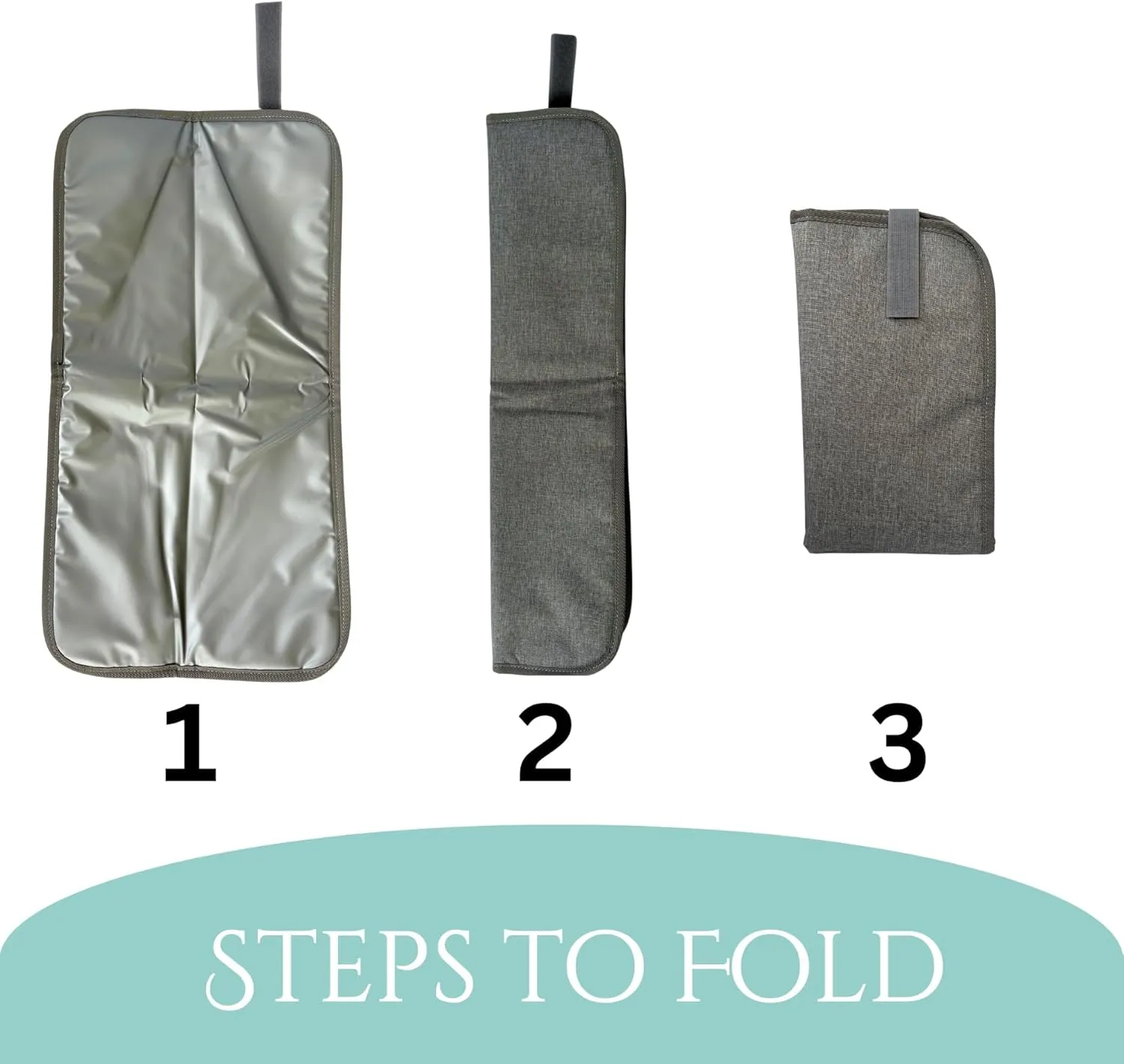 Small Diaper Bag Backpack, Mini Diaper Backpack, Lightweight, Insulated Pockets, Changing Pad, Stroller Straps (Classic, Grey)