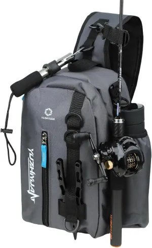 Small Fishing Bag with Rod Strap, Portable & Lightweight, Fish Small Tackle bag – Fits Tackle Boxes & Gear,Move Freely, Cast Smoothly - Fishing Gifts for Men