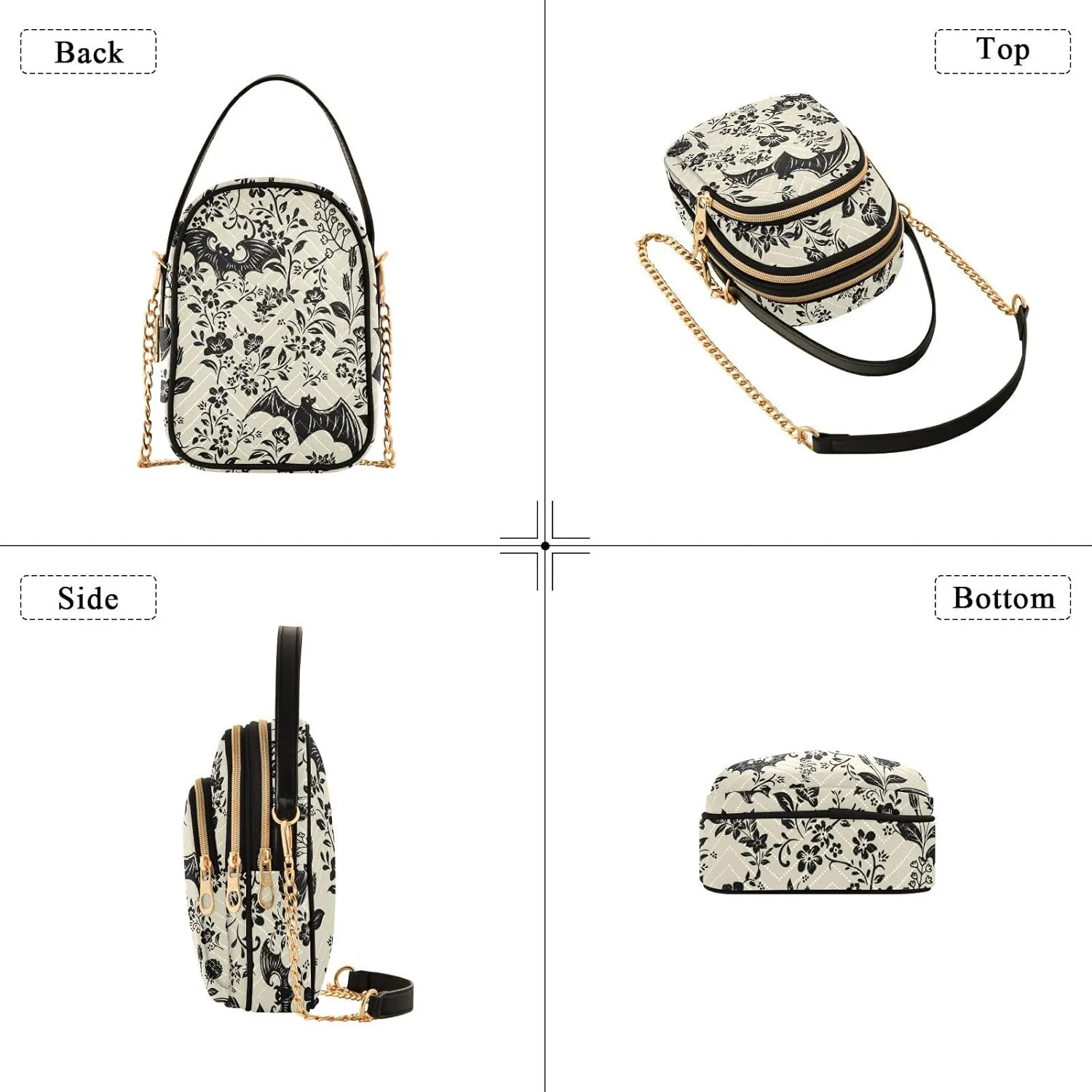 Small Quilted Crossbody Bag for Women Trendy Clutch Shoulder Bag Cell Phone Wallet Purse with Card Slots