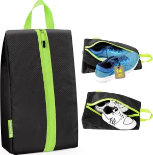 Soccer Cleat Bag - Odor-Absorbing Lightweight Track Shoe Organizer for Travel, Gym & Sports | Smell-Proof Storage with Active Carbon Fabric (Ideal for Spikes, Golf, Tennis，Bowling)