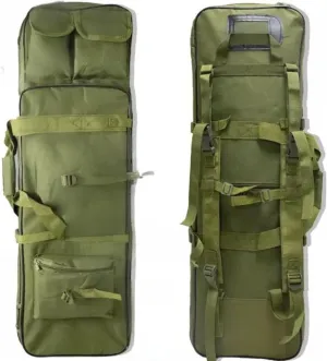 Soft Double Shotgun Rifle Case 32"/37"/46" Long Rifle Bag, with Backpack Strap, Lockable Compartment, Rifle Backpack Rifle Bag Gun Case for Outdoor Hunting Shooting Range