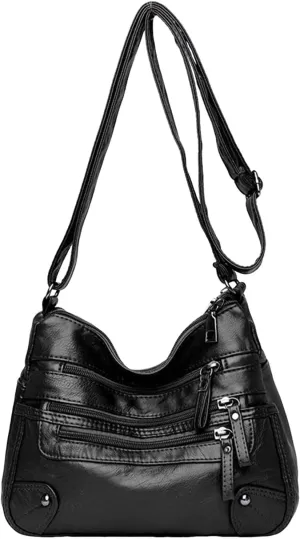 Soft Hobo Bags for Women Purses and Handbags Shoulder Satchel Bag Blue