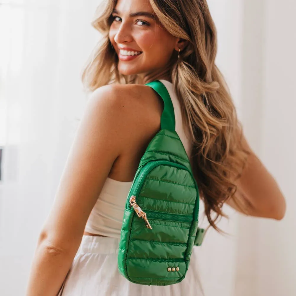 Sonali Sling Bag: Emerald