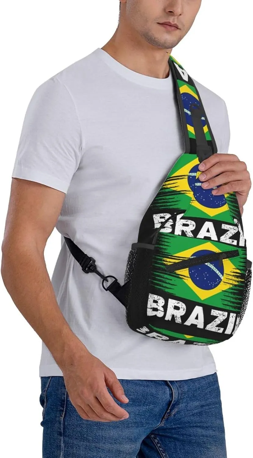 South Africa Flag Sling Bag Adjustable Chest Bags Casual Crossbody Bag Travel Shoulder Backpack
