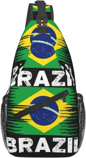 South Africa Flag Sling Bag Adjustable Chest Bags Casual Crossbody Bag Travel Shoulder Backpack
