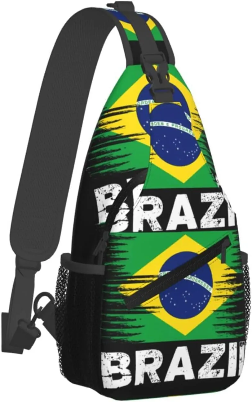 South Africa Flag Sling Bag Adjustable Chest Bags Casual Crossbody Bag Travel Shoulder Backpack