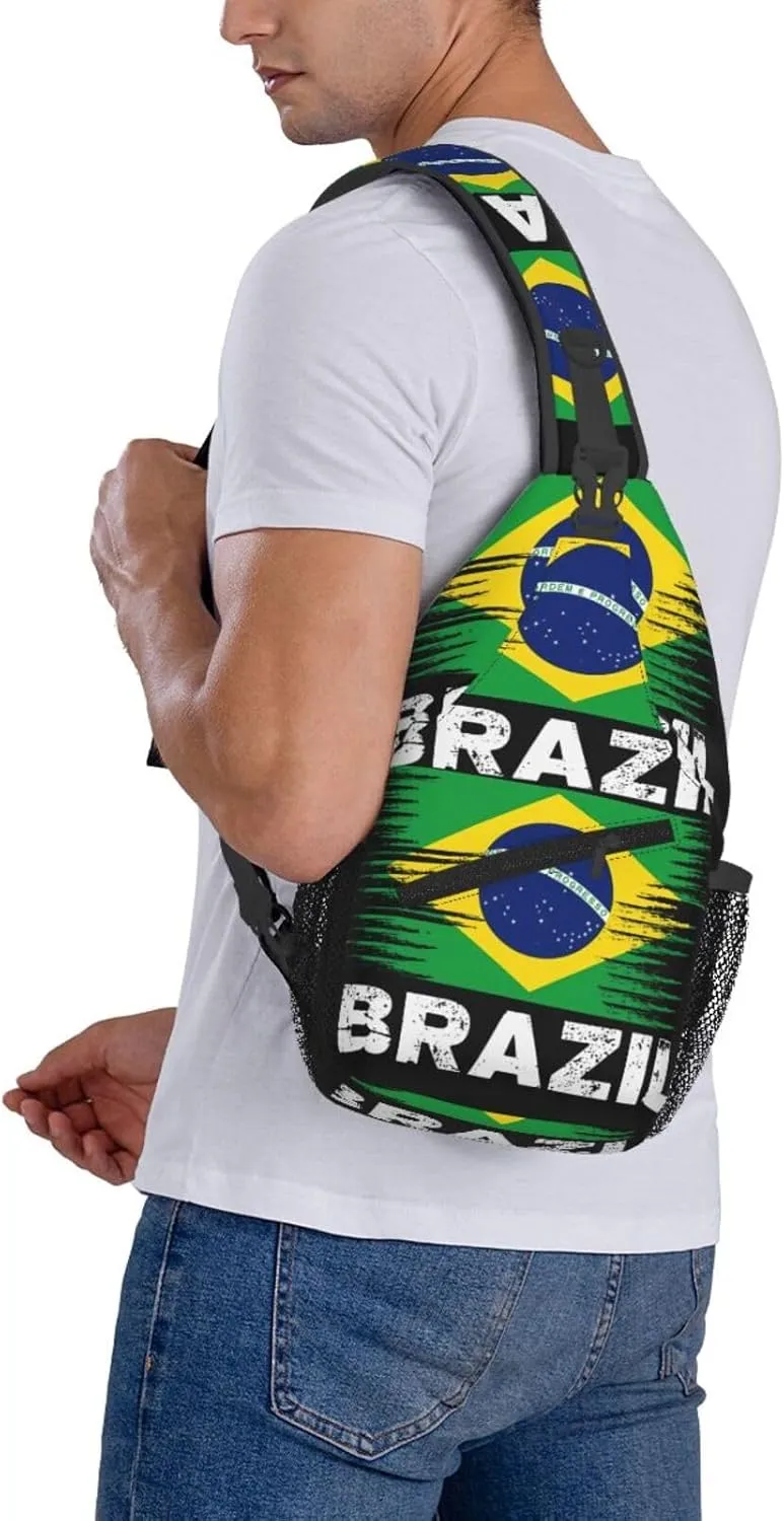 South Africa Flag Sling Bag Adjustable Chest Bags Casual Crossbody Bag Travel Shoulder Backpack