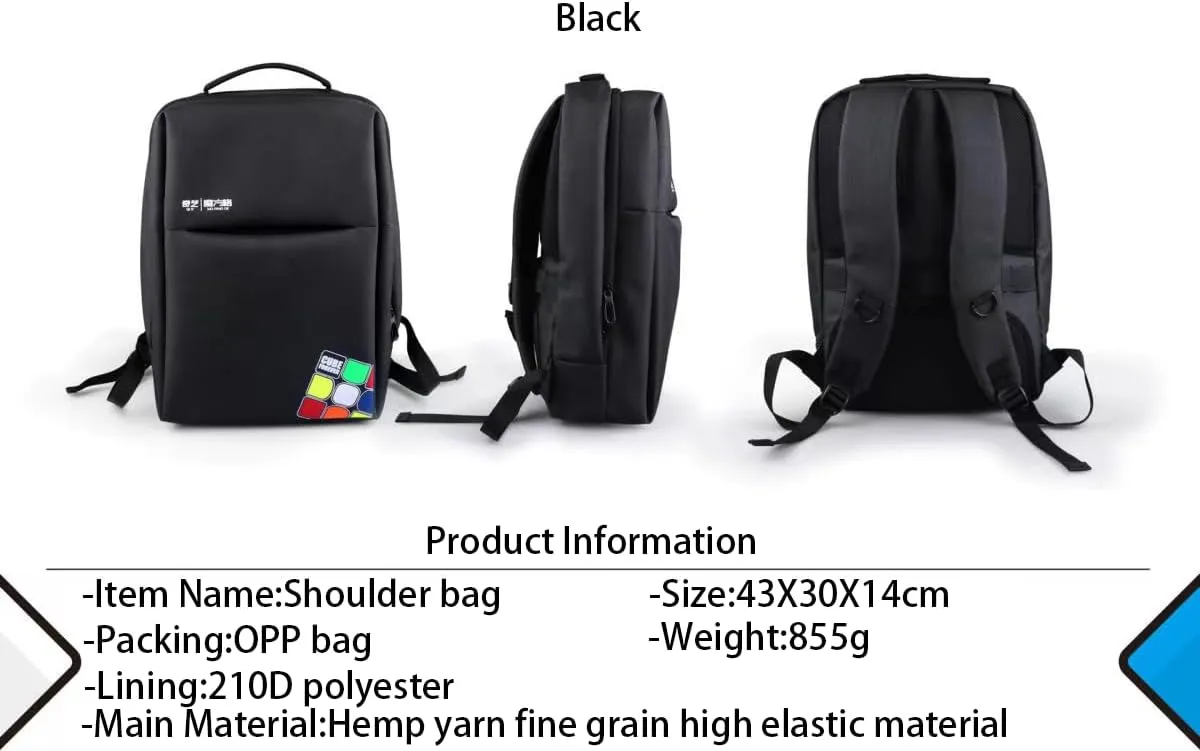 speed cube bag,puzzle 2x2 to 9x9 storage bag,portable handbag, convenient to carry speed cube for competition and learning.