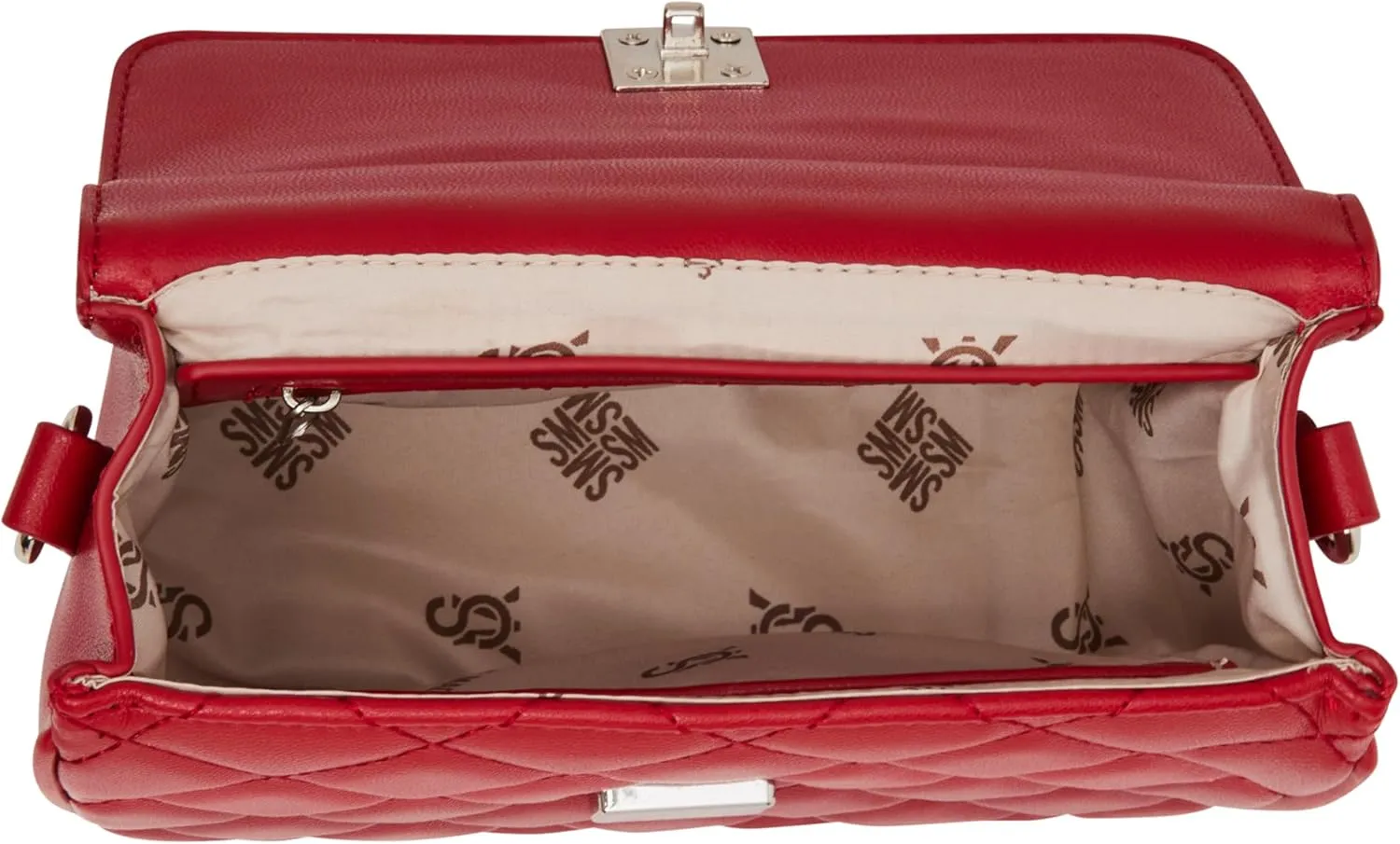 Steve Madden Carla Mixed Quilt Flap Crossbody