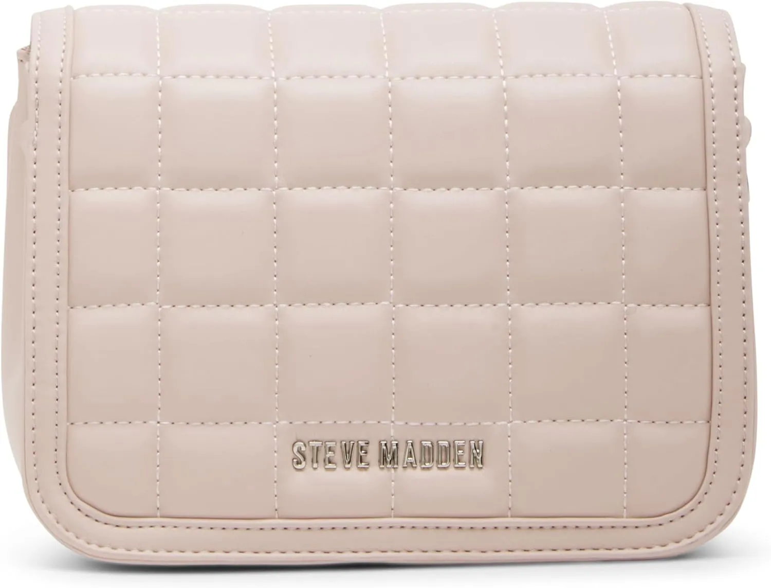 Steve Madden Carla Mixed Quilt Flap Crossbody
