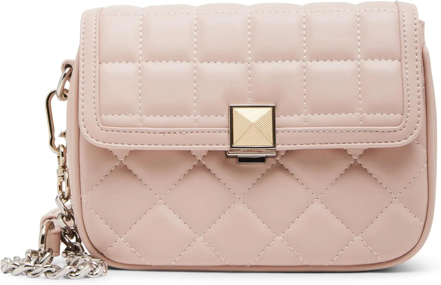 Steve Madden Carla Mixed Quilt Flap Crossbody