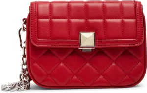 Steve Madden Carla Mixed Quilt Flap Crossbody