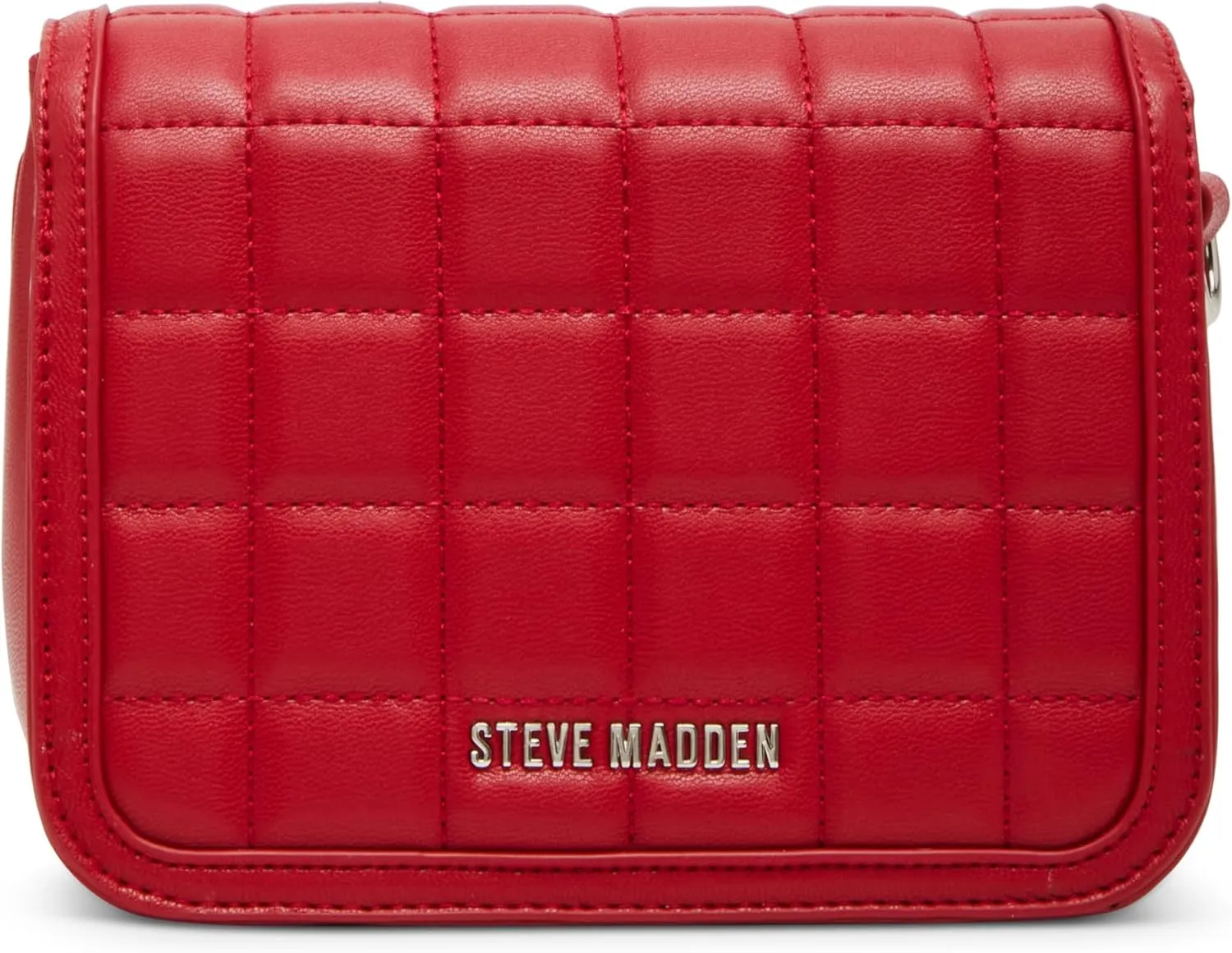 Steve Madden Carla Mixed Quilt Flap Crossbody