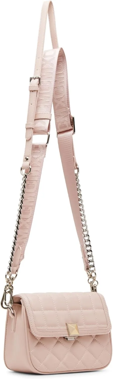 Steve Madden Carla Mixed Quilt Flap Crossbody