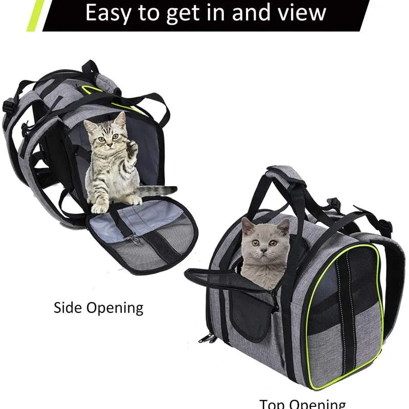 Sturdy Reflective Foldable Dog Carrier