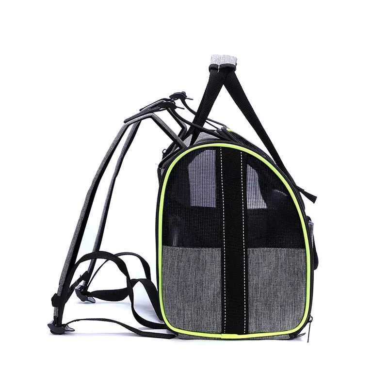 Sturdy Reflective Foldable Dog Carrier