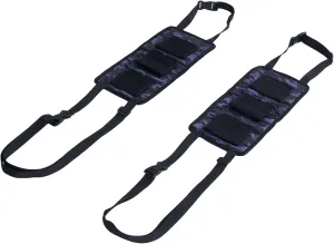 SUNGOOYUE Pack of 2 Car Fishing Rod Holder for SUV RV Minivan Backseat, 6 Rod Capacity Rainproof Quick Dry Material Fishing Gear Organizer for Anglers Camping Travel