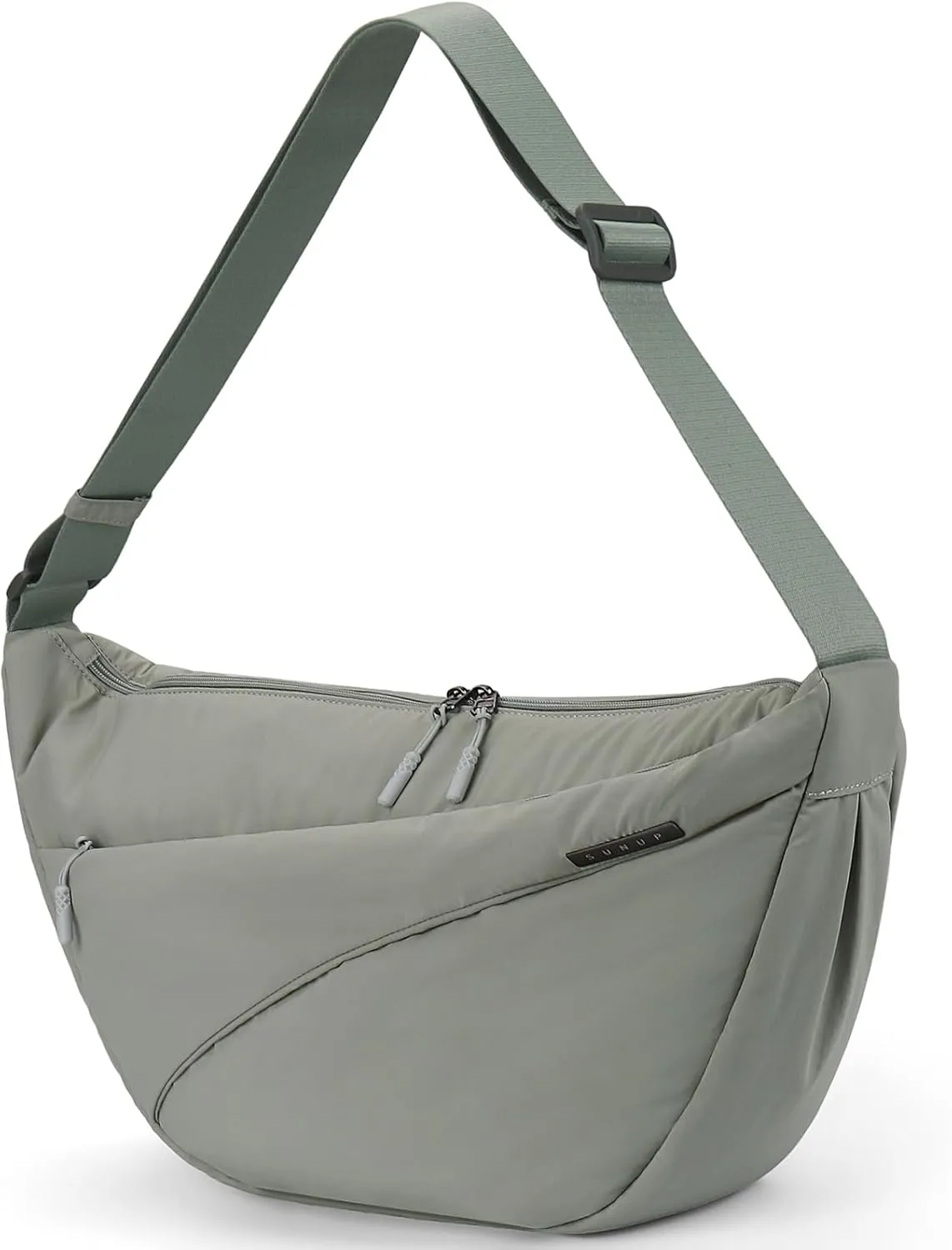 SUNUP Crossbody Bag for Women Men, Large Crescent Bag, Lightweight Sling Cross body Bags for Daily Use
