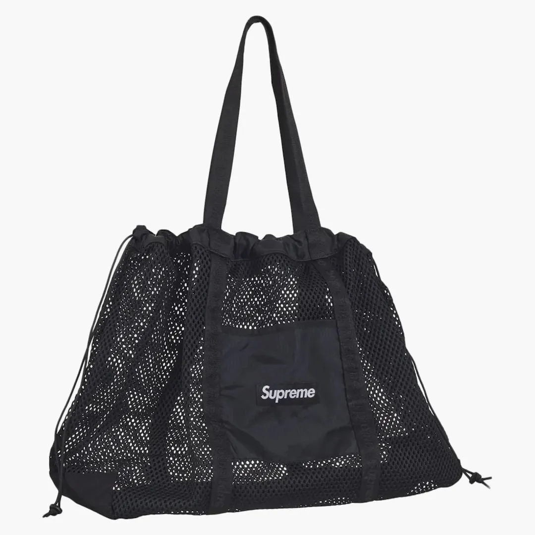 Supreme Mesh Tote Bag Black