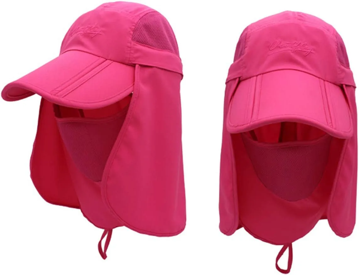 Surblue Neck Face Flap Outdoor Cap UV Protection Sun Hats Fishing Hat Quick-Drying UPF50 