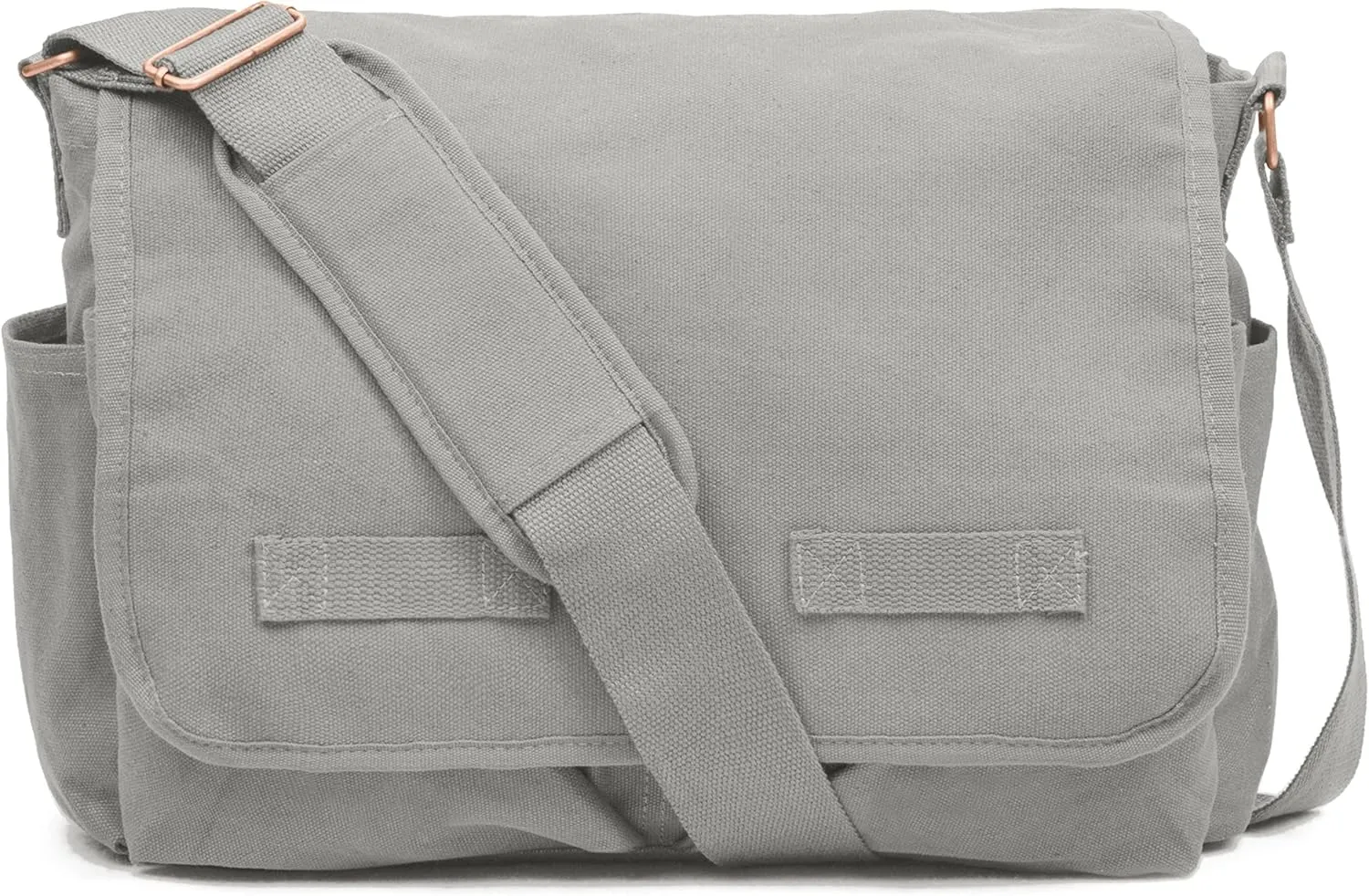 Sweetbriar Classic Vintage Messenger Bag - Original Heavyweight Cotton Canvas Shoulder Bag with Upgraded Features