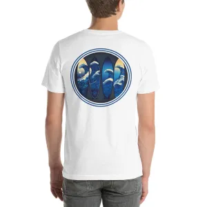T-shirt 100% Cotton - 4 Surfboards - New Surf Collection