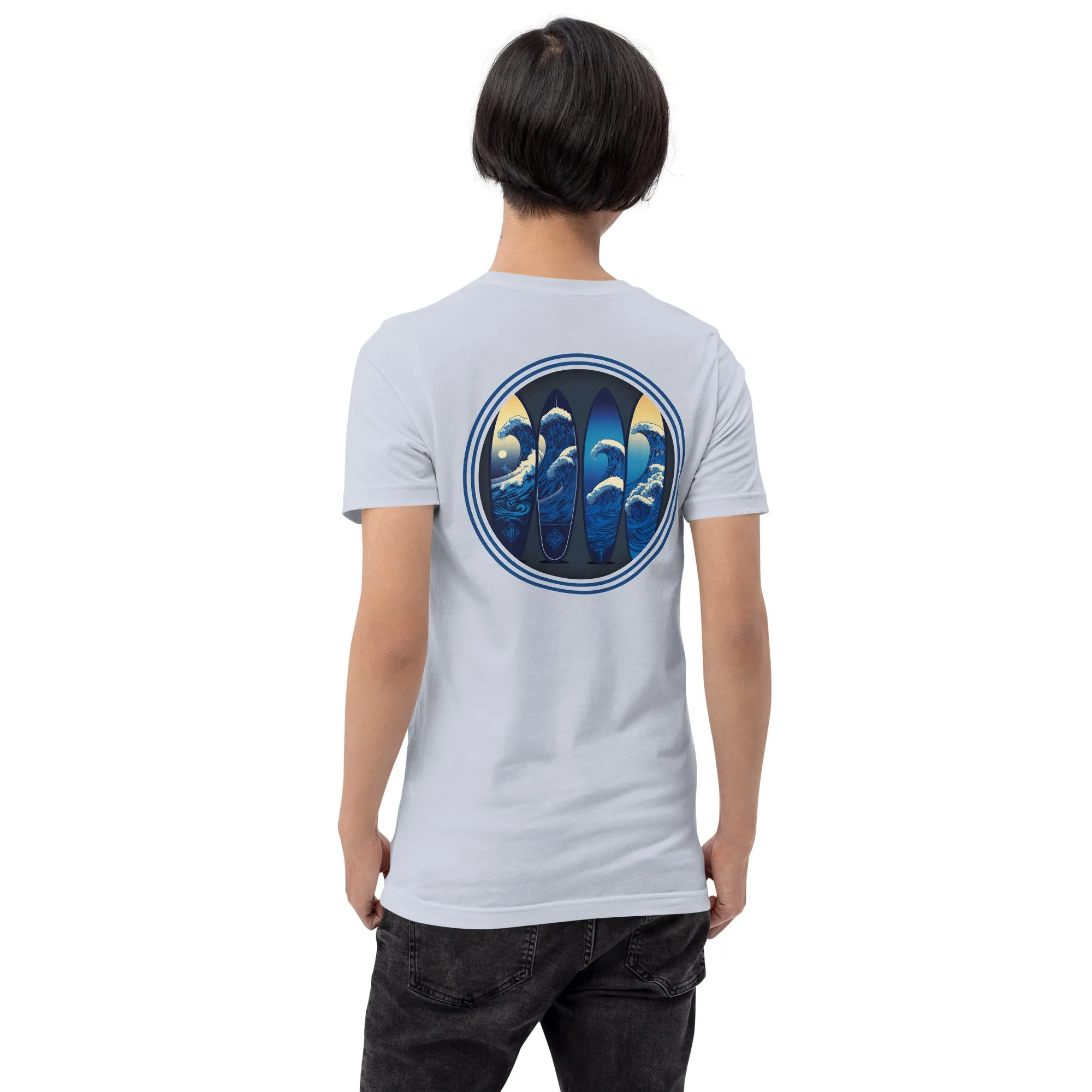 T-shirt 100% Cotton - 4 Surfboards - New Surf Collection