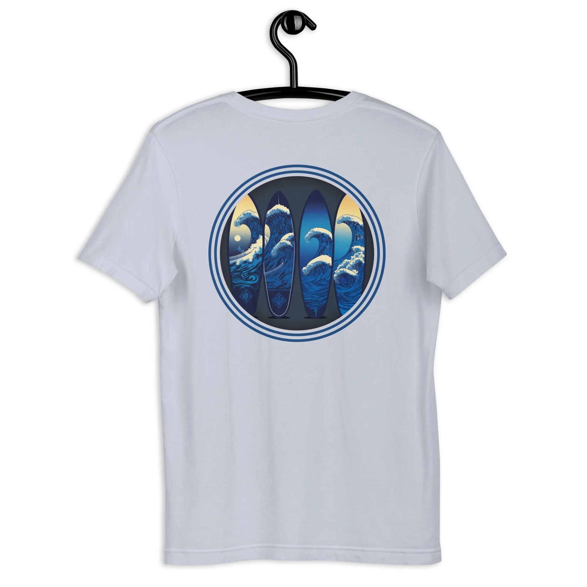 T-shirt 100% Cotton - 4 Surfboards - New Surf Collection