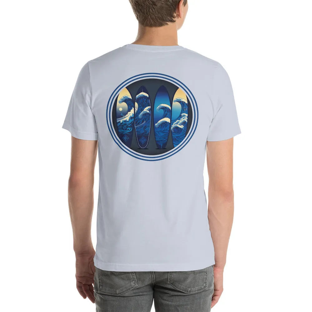 T-shirt 100% Cotton - 4 Surfboards - New Surf Collection
