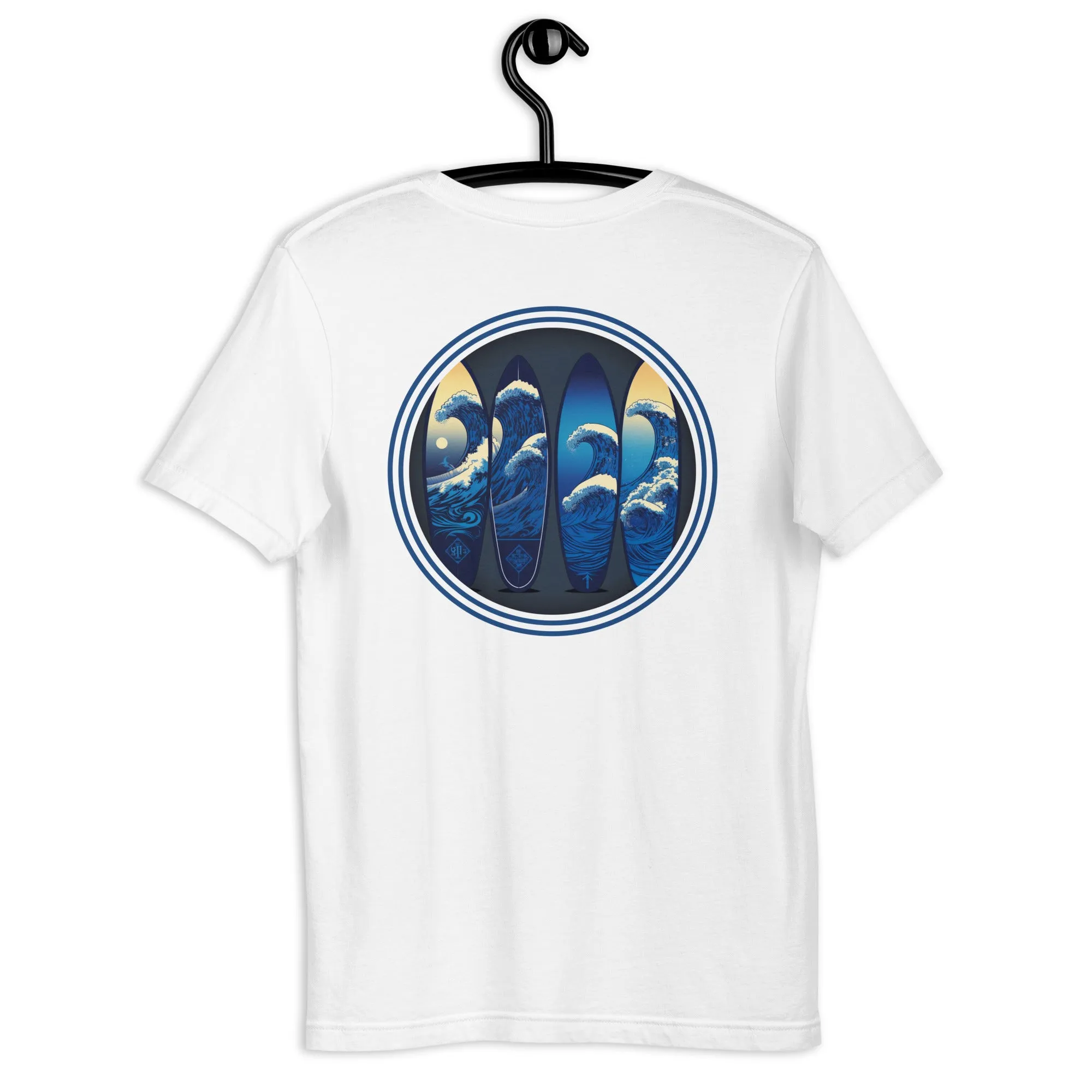 T-shirt 100% Cotton - 4 Surfboards - New Surf Collection