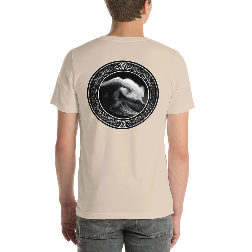 T-shirt - Powerful Wave with Symbols - New Limited Edition Surf Collection