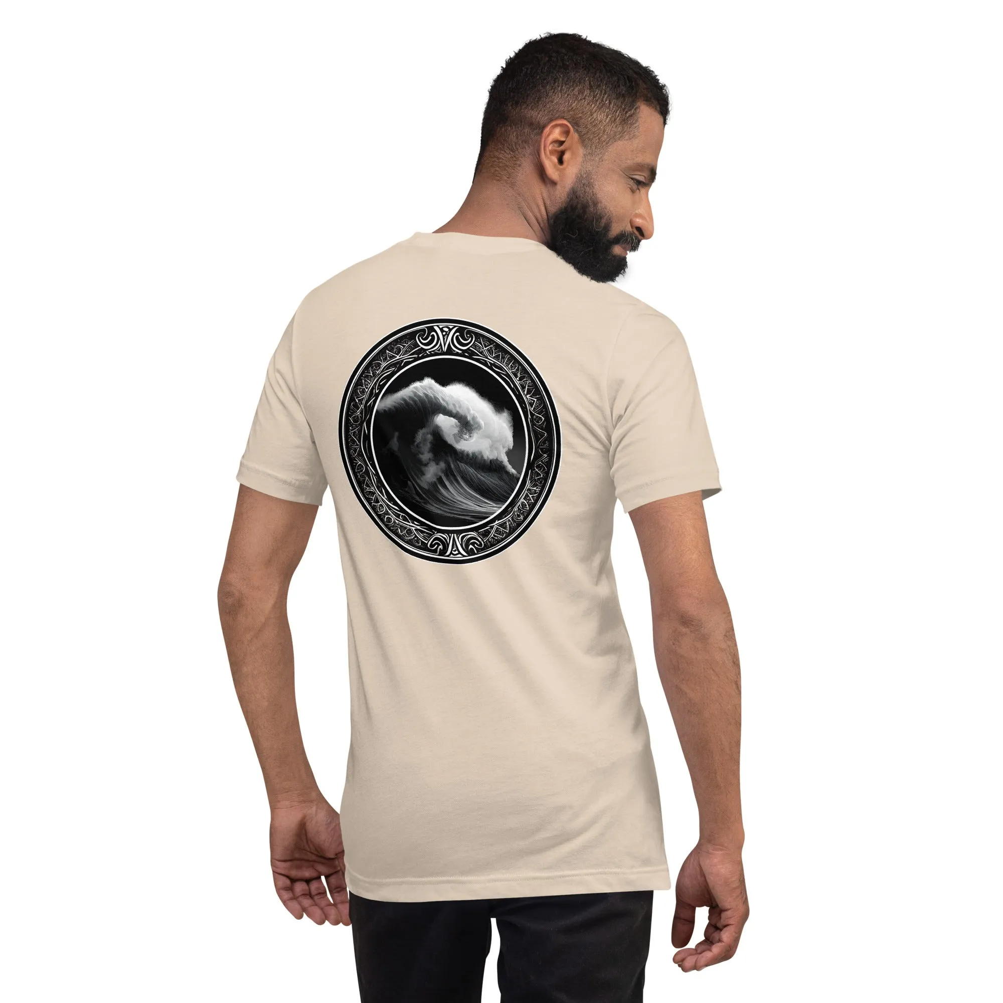 T-shirt - Powerful Wave with Symbols - New Limited Edition Surf Collection