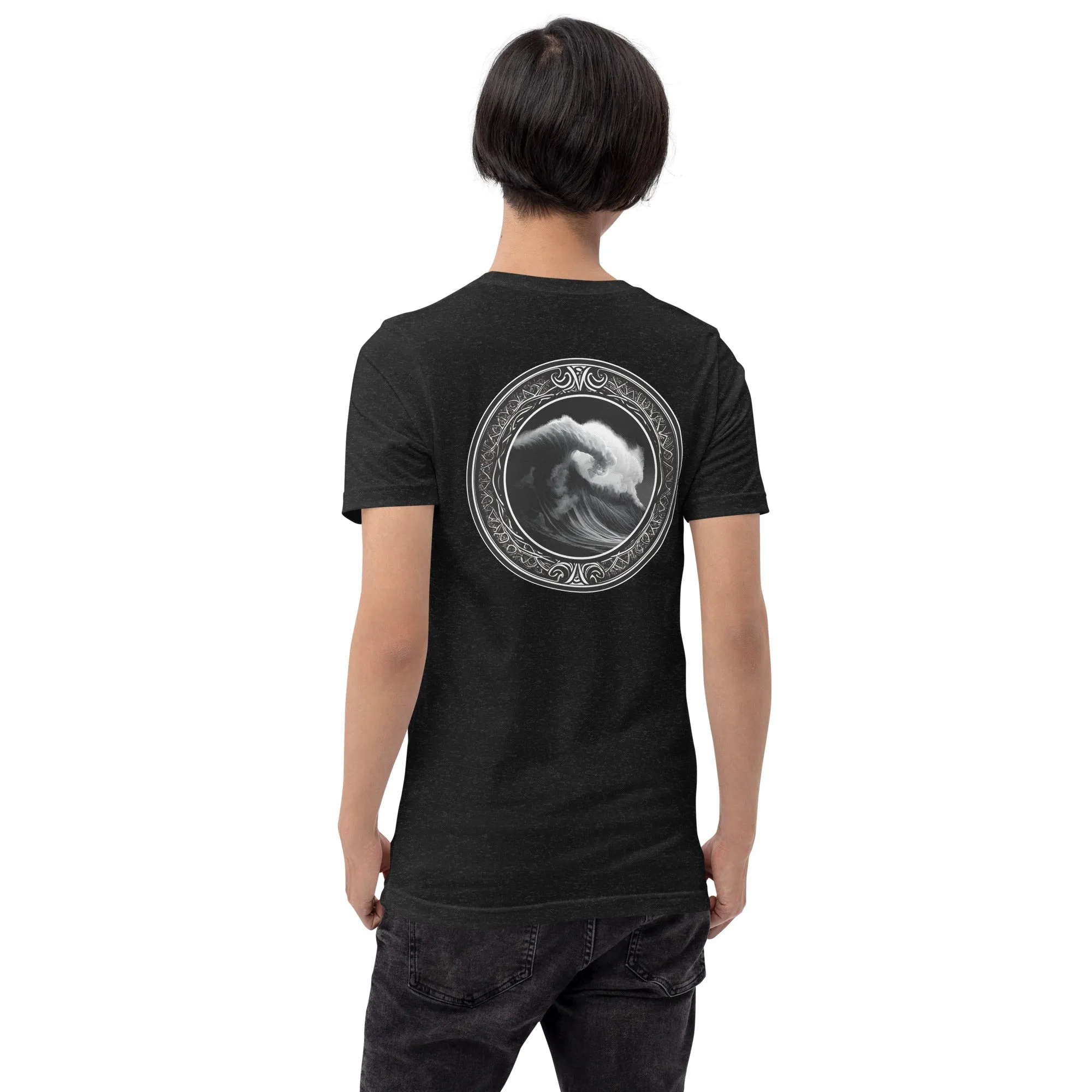 T-shirt - Powerful Wave with Symbols - New Limited Edition Surf Collection