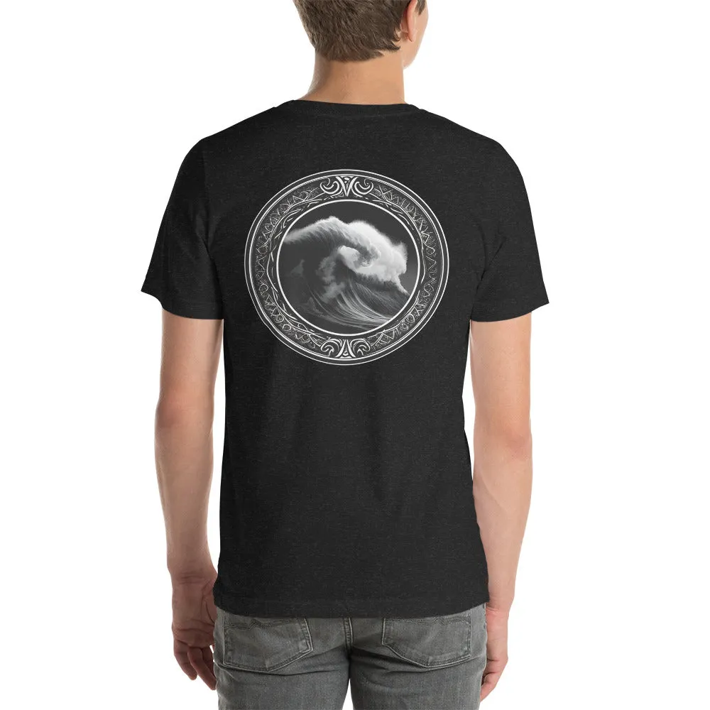 T-shirt - Powerful Wave with Symbols - New Limited Edition Surf Collection