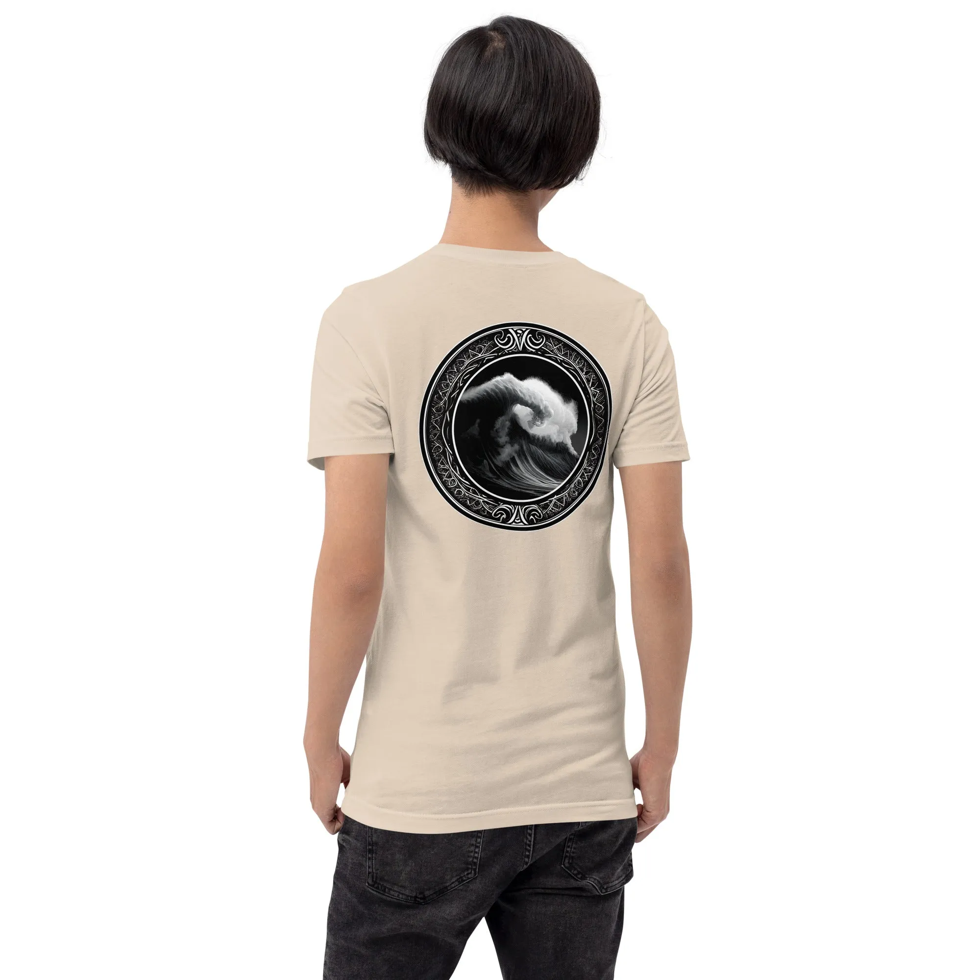 T-shirt - Powerful Wave with Symbols - New Limited Edition Surf Collection