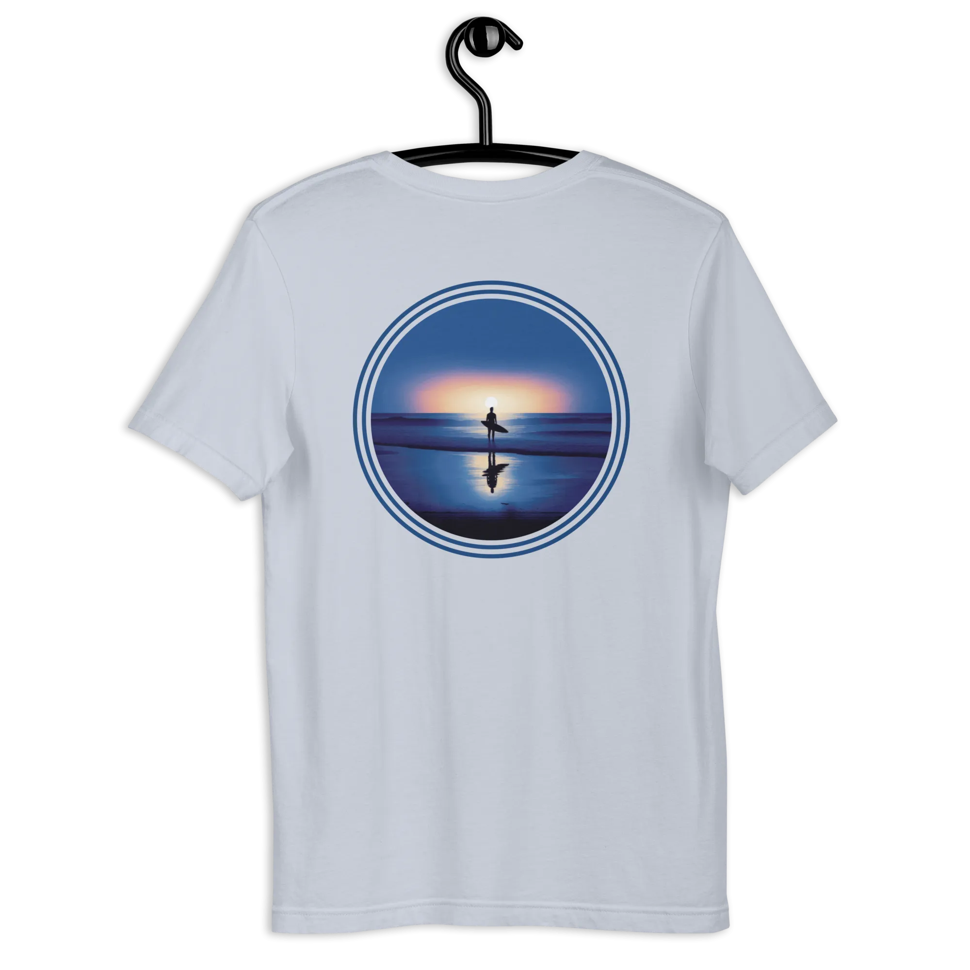 T-shirt Surfer Blue Sunset - Limited Edition Surf Collection - Women