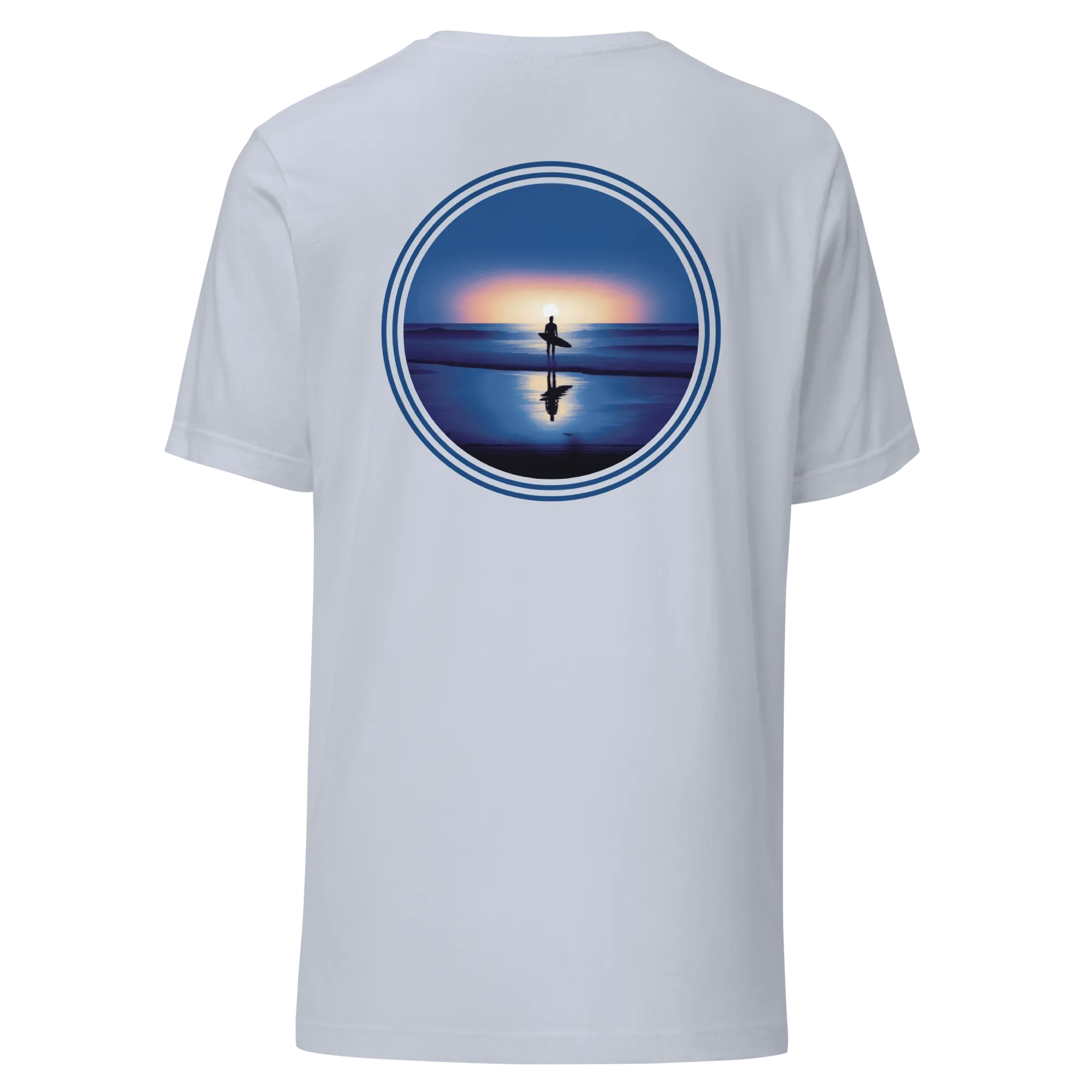 T-shirt Surfer Blue Sunset - Limited Edition Surf Collection - Women