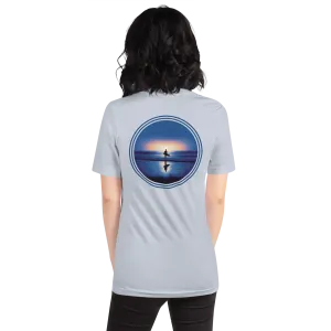 T-shirt Surfer Blue Sunset - Limited Edition Surf Collection - Women