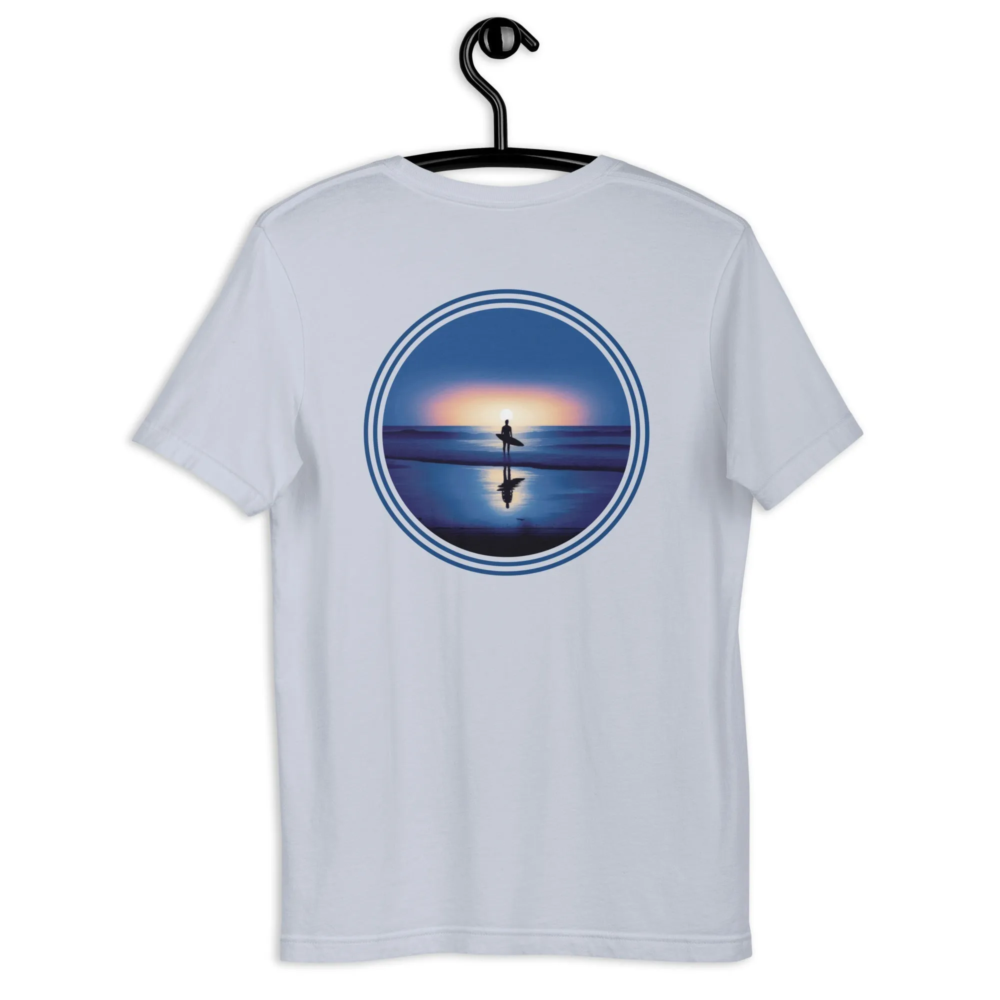 T-shirt Surfer Blue Sunset - Limited Edition Surf Collection - Women