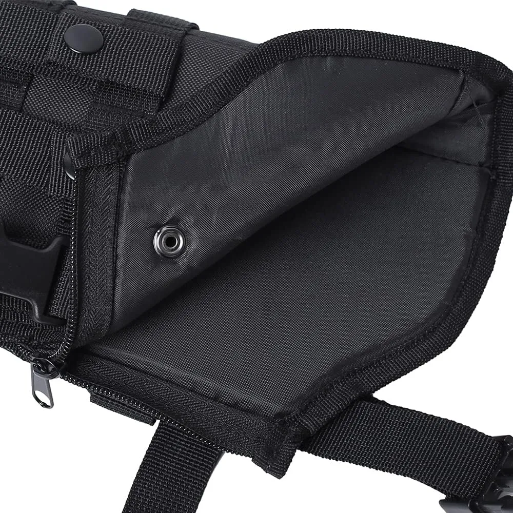 Tactical Shotgun Rifle Scabbard Bag Adjustable Shoulder Strap Outdoor Hunting Molle Holster