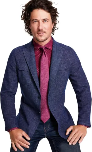 Tallia Men's Slim-Fit Raglan Sport Coat