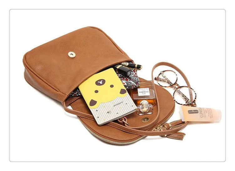 Tassel Women Leather Handbags