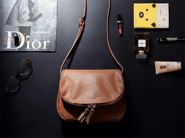 Tassel Women Leather Handbags