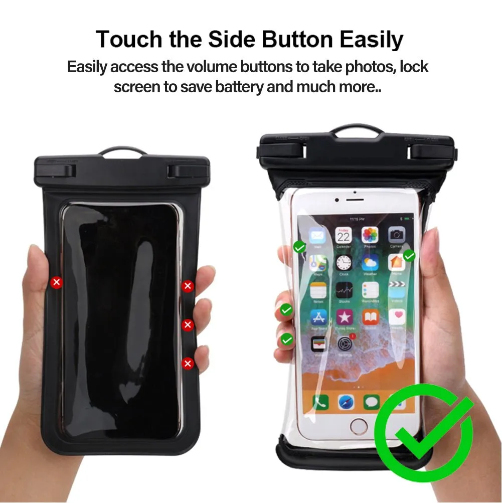 TEGAL Universal Waterproof Phone Pouch Black