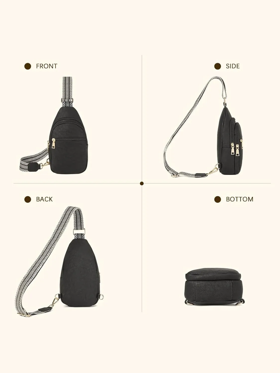 Telena Crossbody Bags for Women Cross Body Sling Bag with Adjustable Shoulder Strap