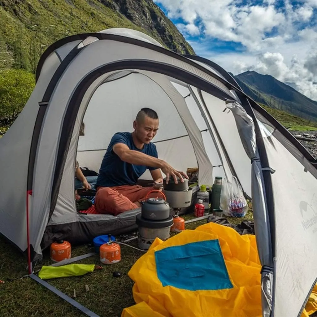 Tents for Camping Ultralight Camping Tent 3 Person Easy Set Up Double Layer Waterproof Instant Tent for Hiking Outdoor Beach Tent