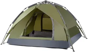 Tents for Camping Waterproof Foldable Camping Tent Double Layer Tent Fishing Mountaineering 3-4 Person Family Tent Outdoor Tent Beach Tent (Color : C, Size : 220 * 200 * 135 cm)