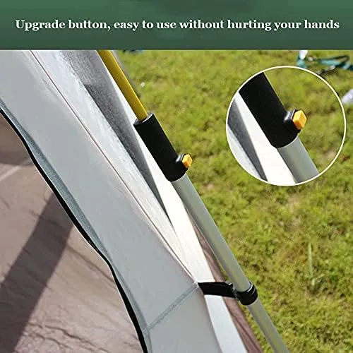 Tents Pop Up 2-4 5-8 Man Person Camping Waterproof Instant Automatic Easy Set Up Dome Holiday (#1 330cm) (#2 330cm)