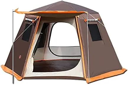 Tents Pop Up 2-4 5-8 Man Person Camping Waterproof Instant Automatic Easy Set Up Dome Holiday (#1 330cm) (#2 330cm)