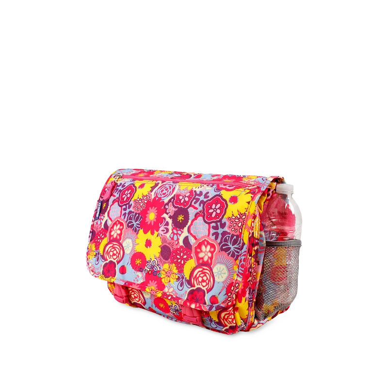 Terry Messenger bag in Poppy Pansy - Final Sale